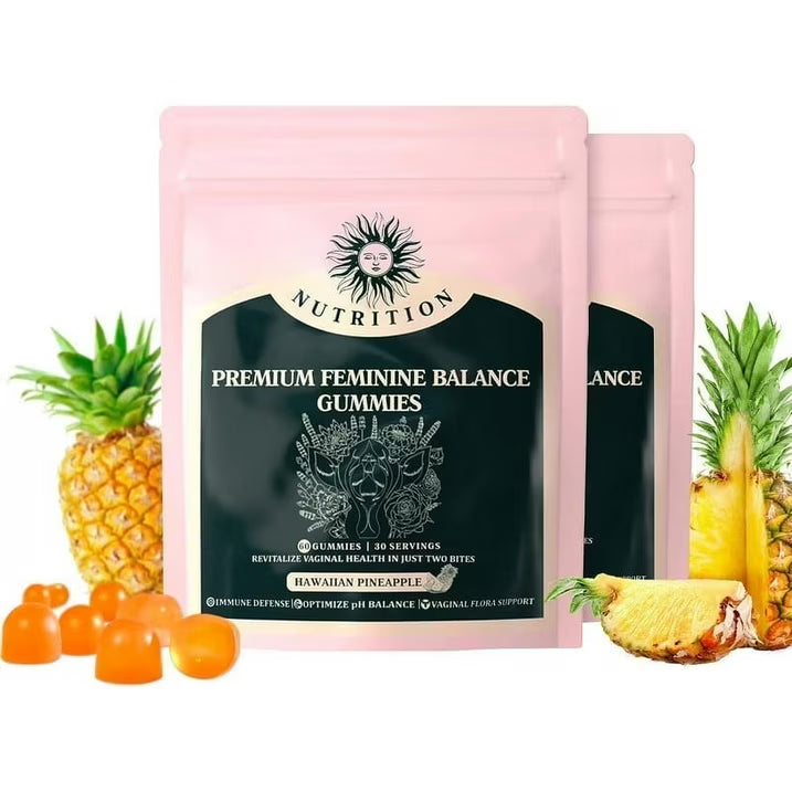 Premium Feminine Balance Gummies for Women - Pineapple Gummies