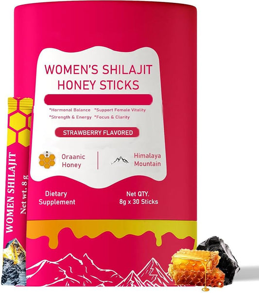 Strawberry Honey sticks shilajit for Women