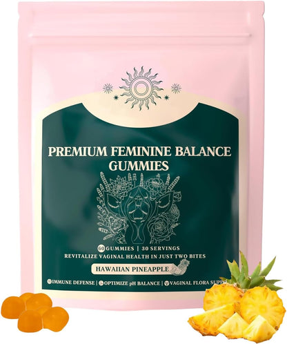 Premium Feminine Balance Gummies for Women - Pineapple Gummies