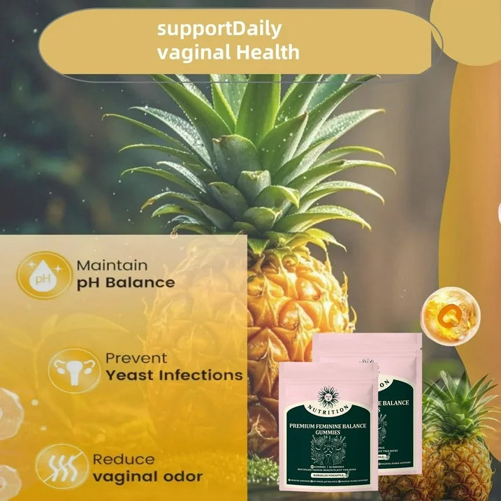 Premium Feminine Balance Gummies for Women - Pineapple Gummies