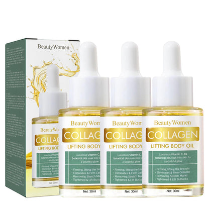 Collagen lifting body oil
