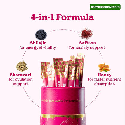 Strawberry Honey sticks shilajit for Women