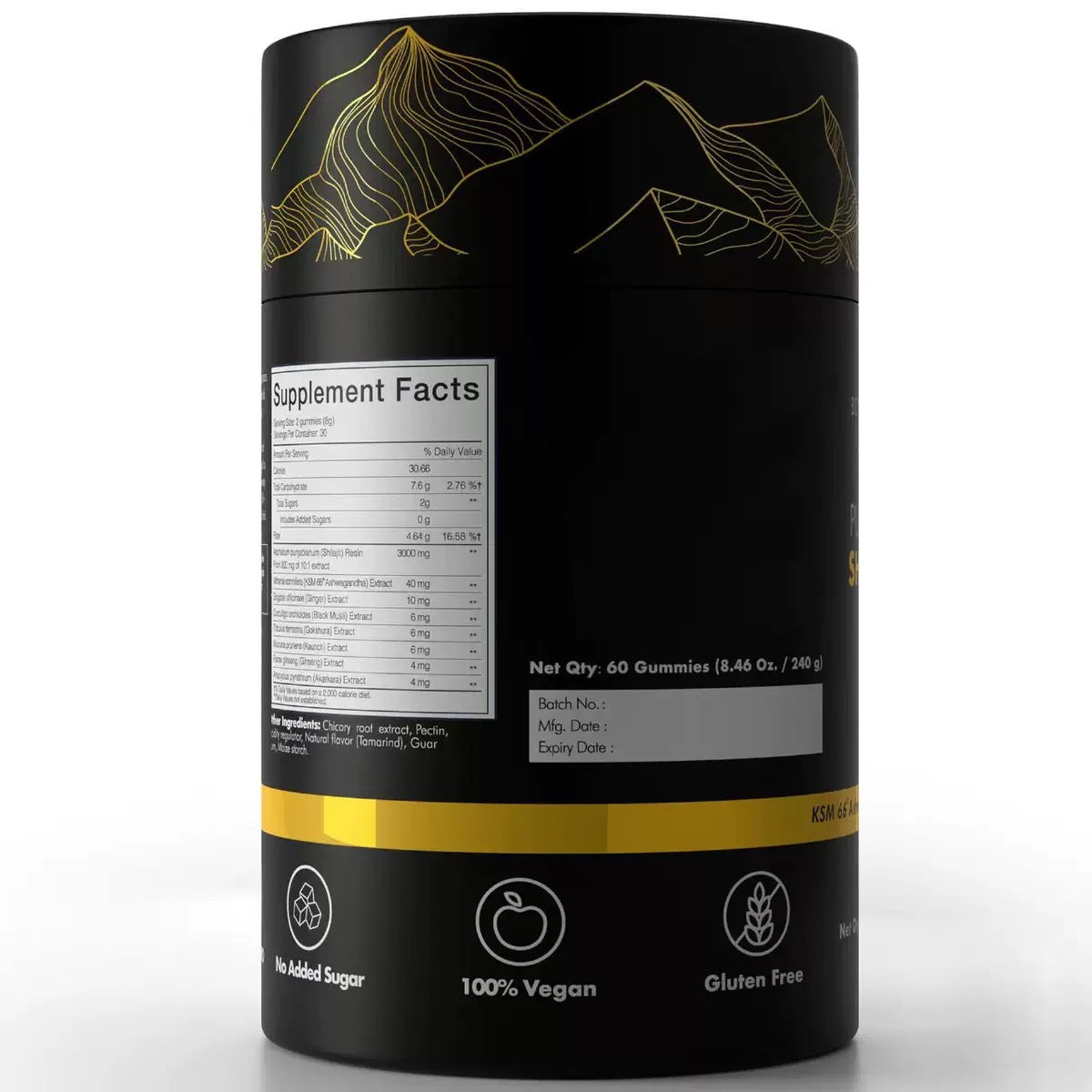 Pure Himalayan Shilajit Gummies Gold