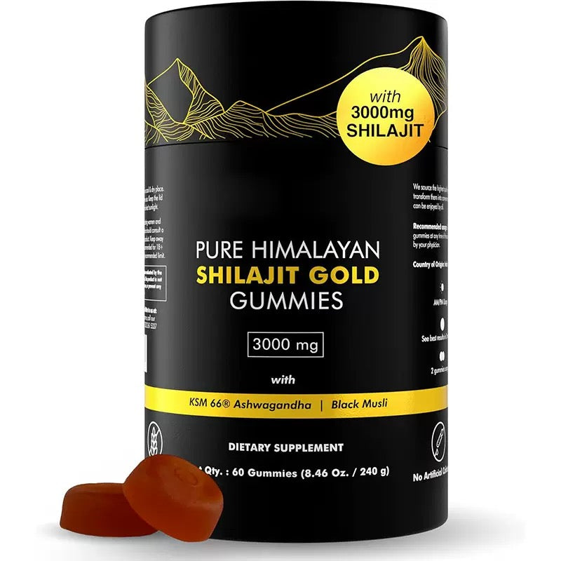 Pure Himalayan Shilajit Gummies Gold