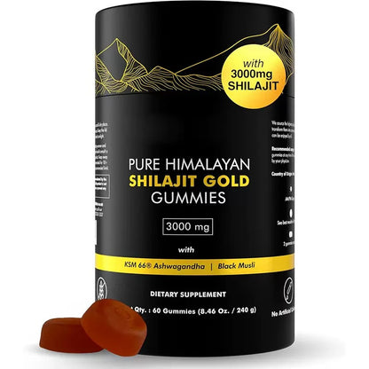 Pure Himalayan Shilajit Gummies Gold