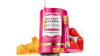Strawberry Honey sticks shilajit for Women