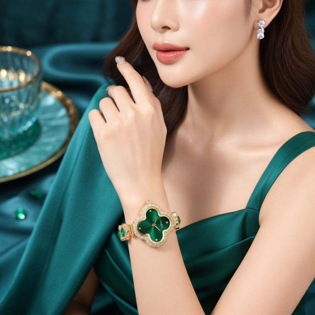 Luxury Women's  Four-leaf Clover watch
