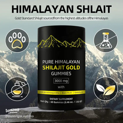 Pure Himalayan Shilajit Gummies Gold