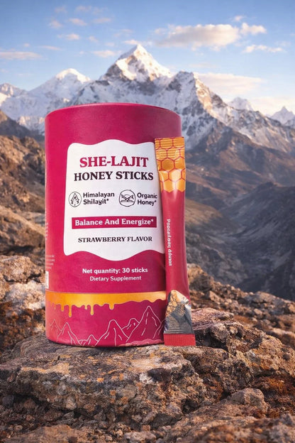 Strawberry Honey sticks shilajit for Women