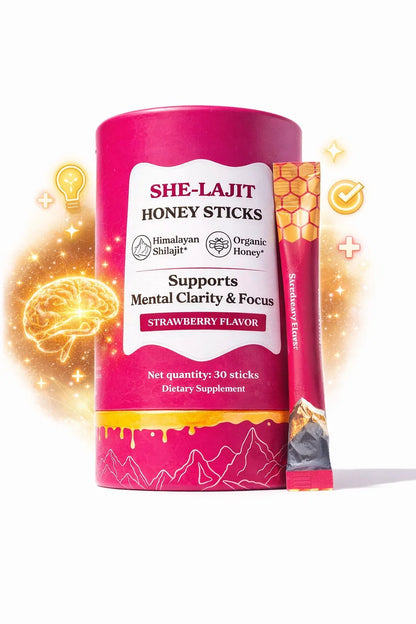 Strawberry Honey sticks shilajit for Women